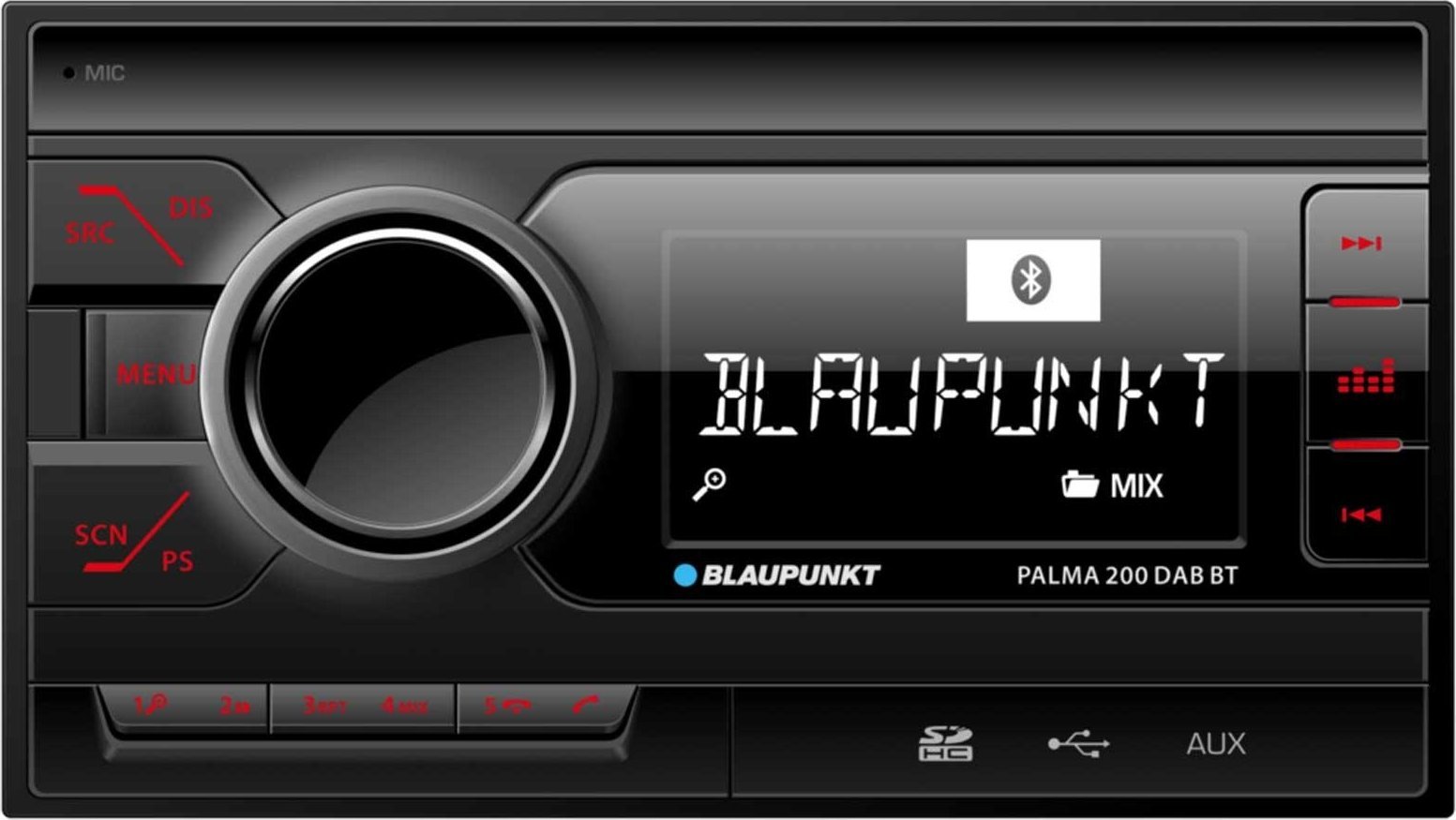 Radio Blaupunkt BLAUPUNKT Palma 200 DAB BT (Geringe Einbautiefe) - 2-DIN Multimedia