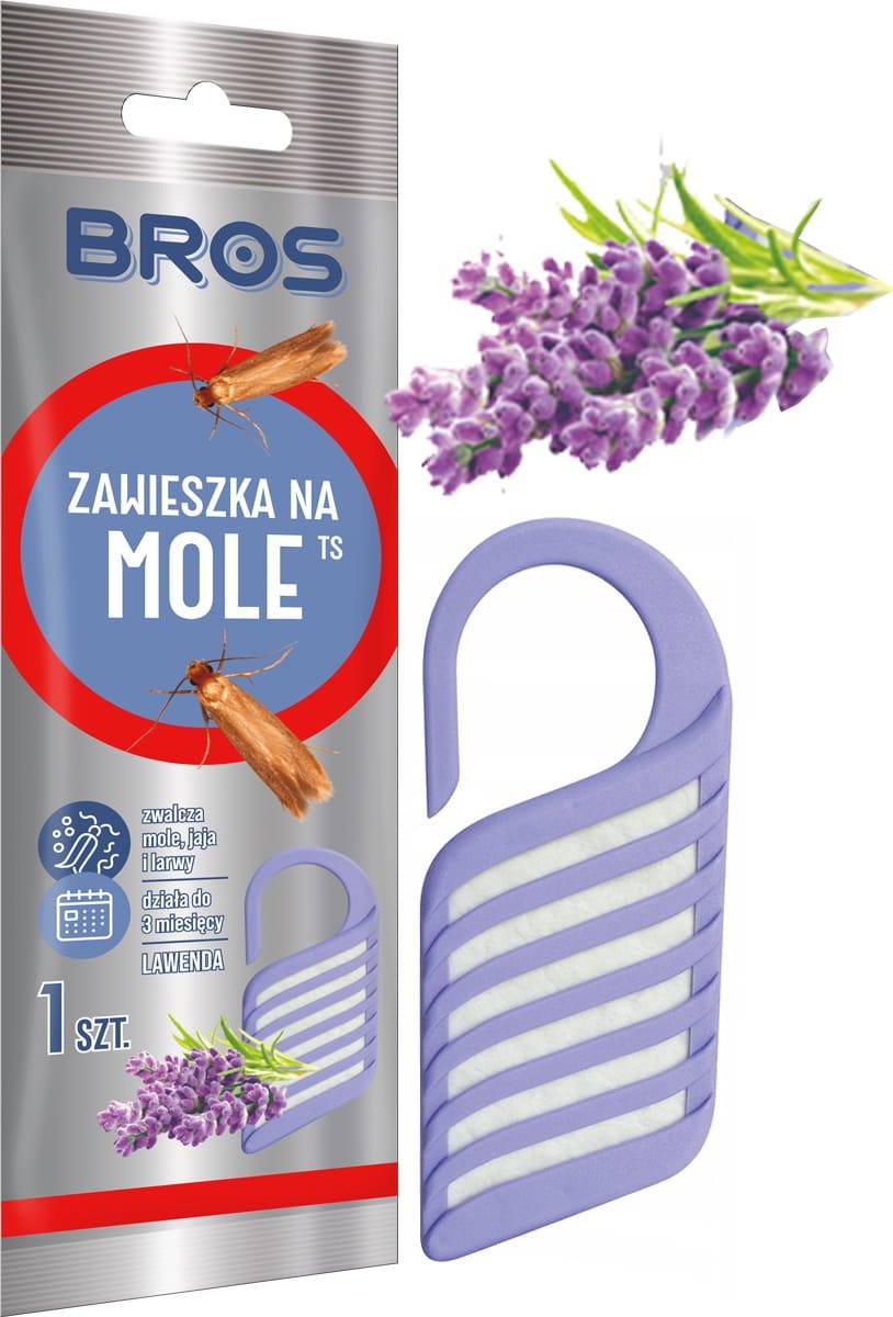Bros BROS - zawieszka na mole lawendowa - 1 szt.