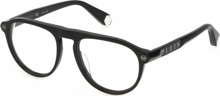Philipp Plein Ramki do okularów Męskie PHILIPP PLEIN VPP016M-540700-21G Czarny 54 mm