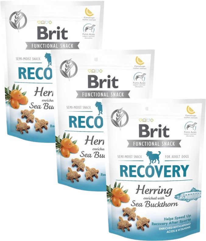 BRIT CARE DOG FUNCTIONAL SNACK RECOVERY HERRING 3x150g