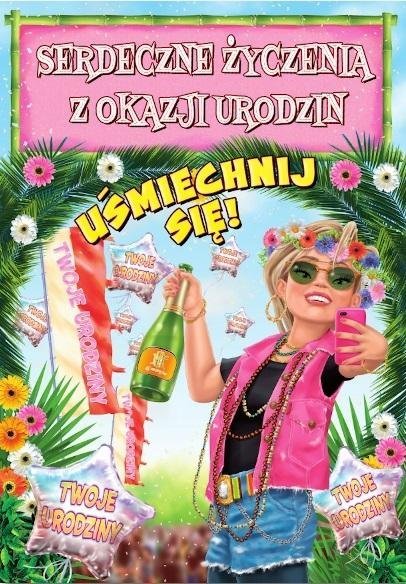 Trend Kartka okolicznościowa Urodziny MF37