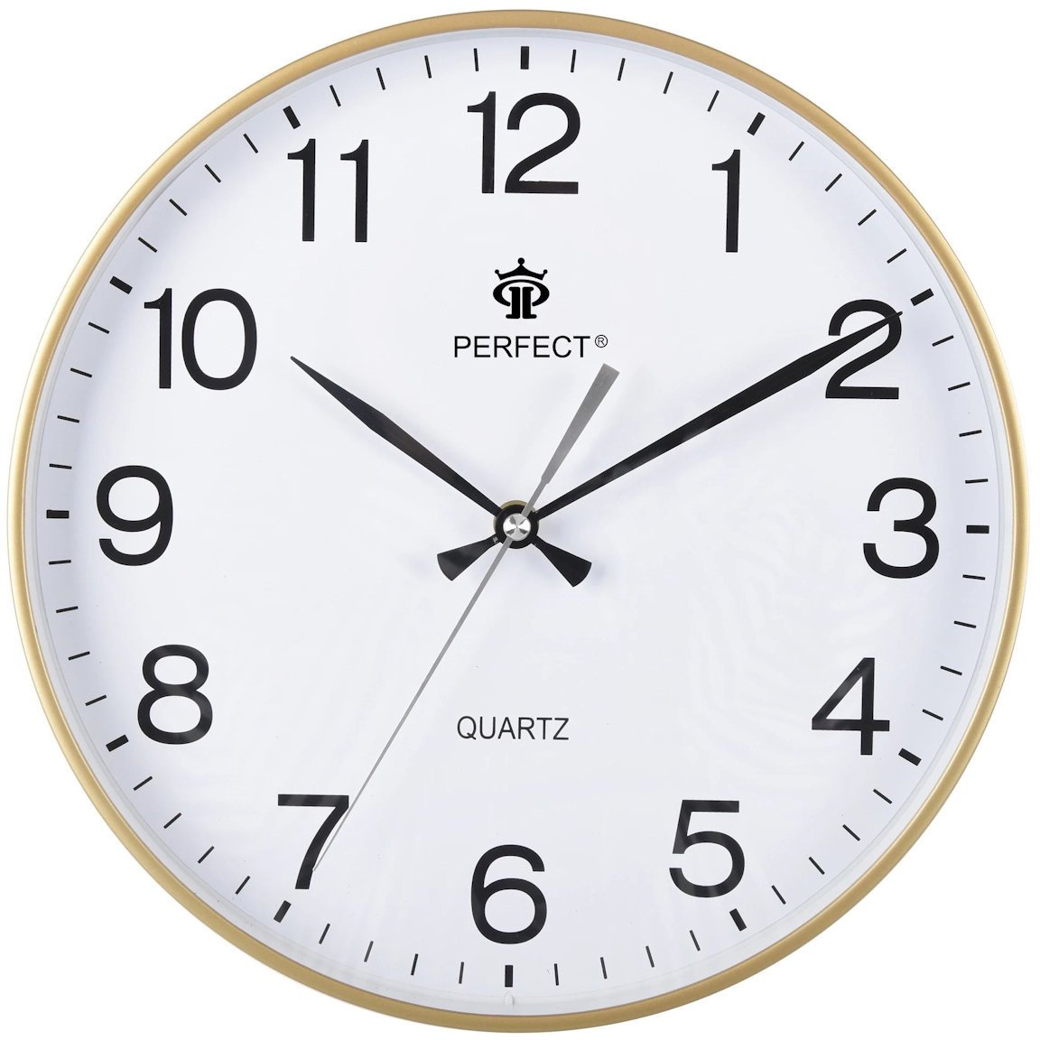 Perfect Zegar ścienny PW360-1700-3 złoty 30 cm