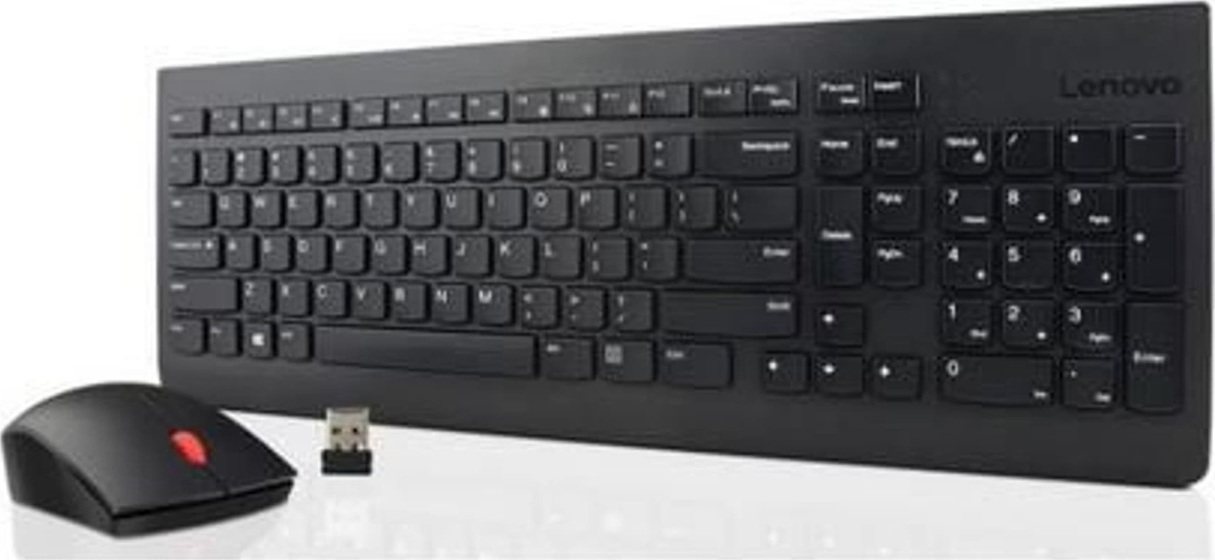 Klawiatura + mysz Lenovo LENOVO 4X30M39491 Lenovo Essential Wireless Keyboard and Mouse Combo (Swedish)