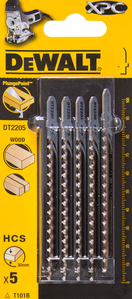 Dewalt Brzeszczoty XPC uchwyt T 5szt. - DT2205