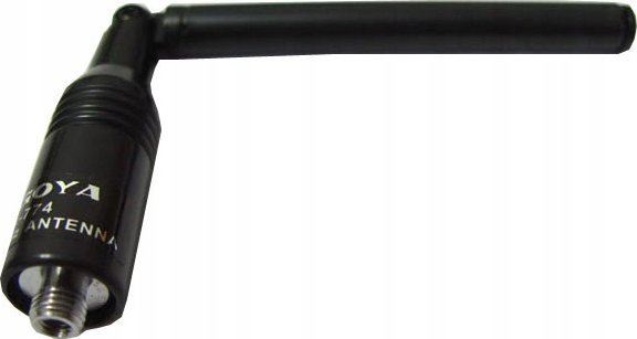 Krótkofalówka HamRadioShop Nagoya NA-774 - dwupasmowa, łamana antena teleskopowa do radia ręcznego o długości maksymalnej 42 cm ze złączem SMA-F.