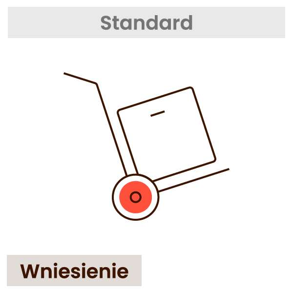 Wniesienie (towar powyżej 84 kg)