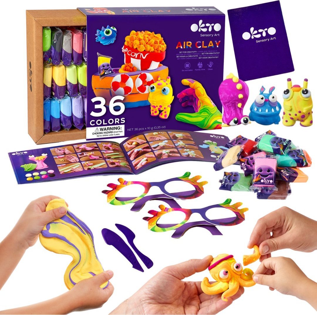 Zestaw lekkiej ciastoliny 36 kolorów 70149