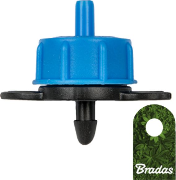 Bradas Kroplownik z przepływem turbulentnym 2l/h wyjście 4mm 0056