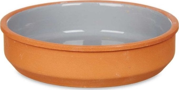 Madam Stoltz Naczynie gliniane, miska ze szkliwionym wnętrzem, brązowe