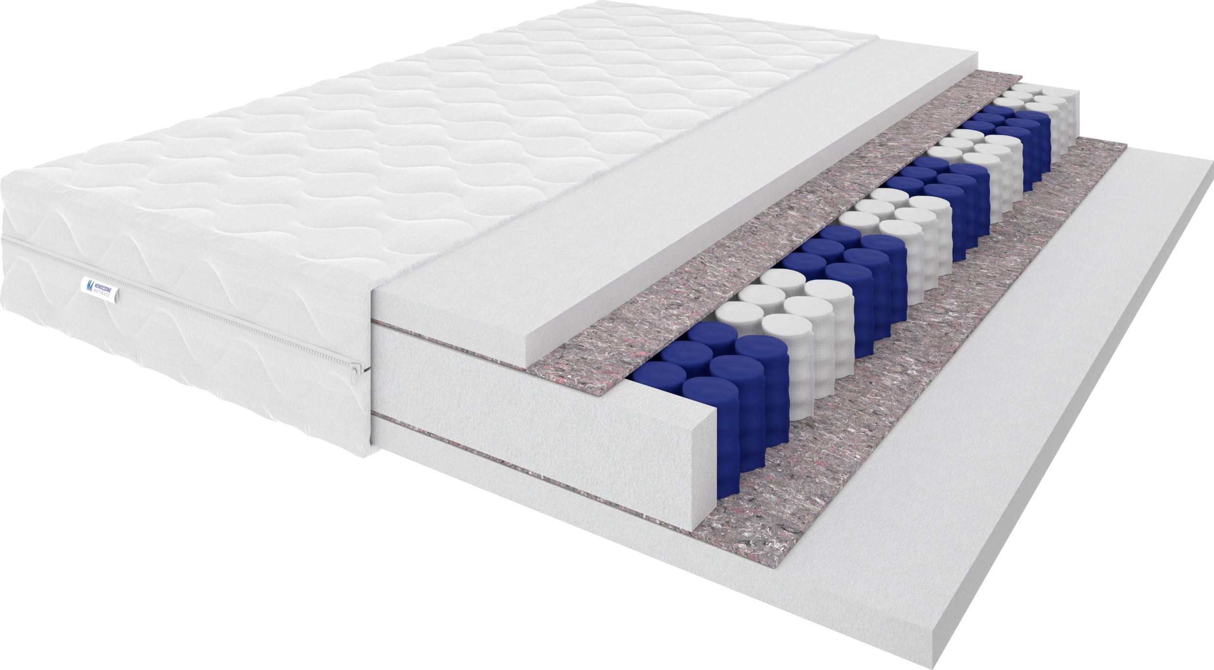 Tompol Materac 140x200 kieszeniowy PREMIUM ProRocket 20cm średniotwardy wygodny H3