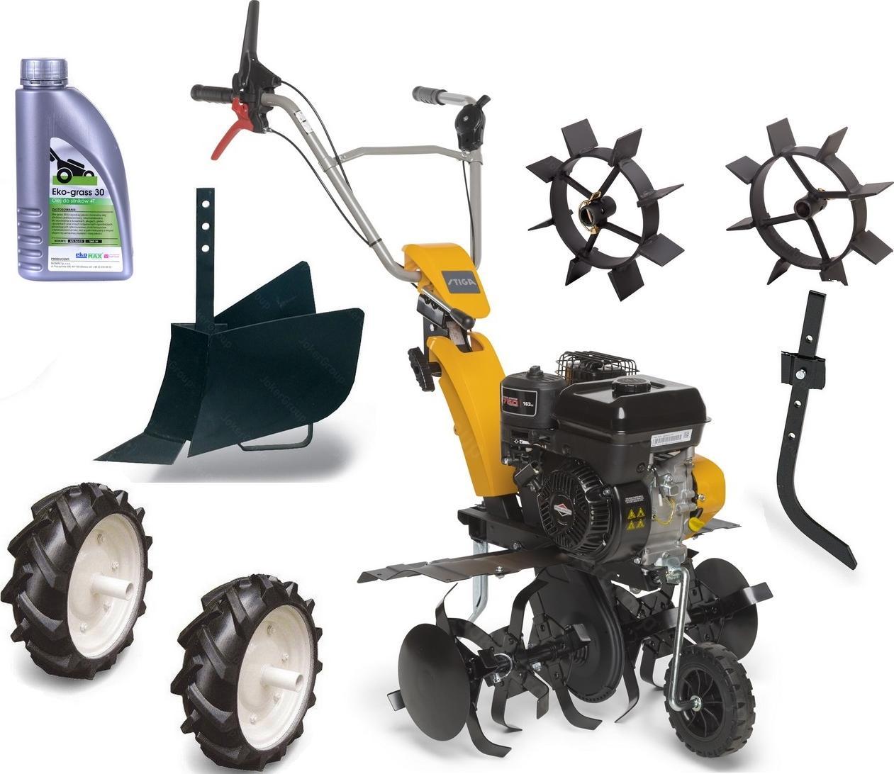 Glebogryzarka Stiga Glebogryzarka SRC 775 RB STIGA Spalinowa + 6-elementowy zestaw akcesoriów