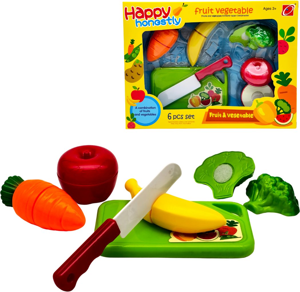 Owoce zestaw do krojenia z deską i nożem