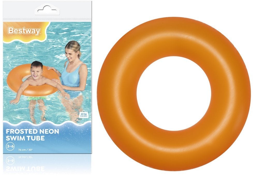 Dmuchane Koło Do Pływania Pomarańczowe 76 cm Bestway 36024 Bestway