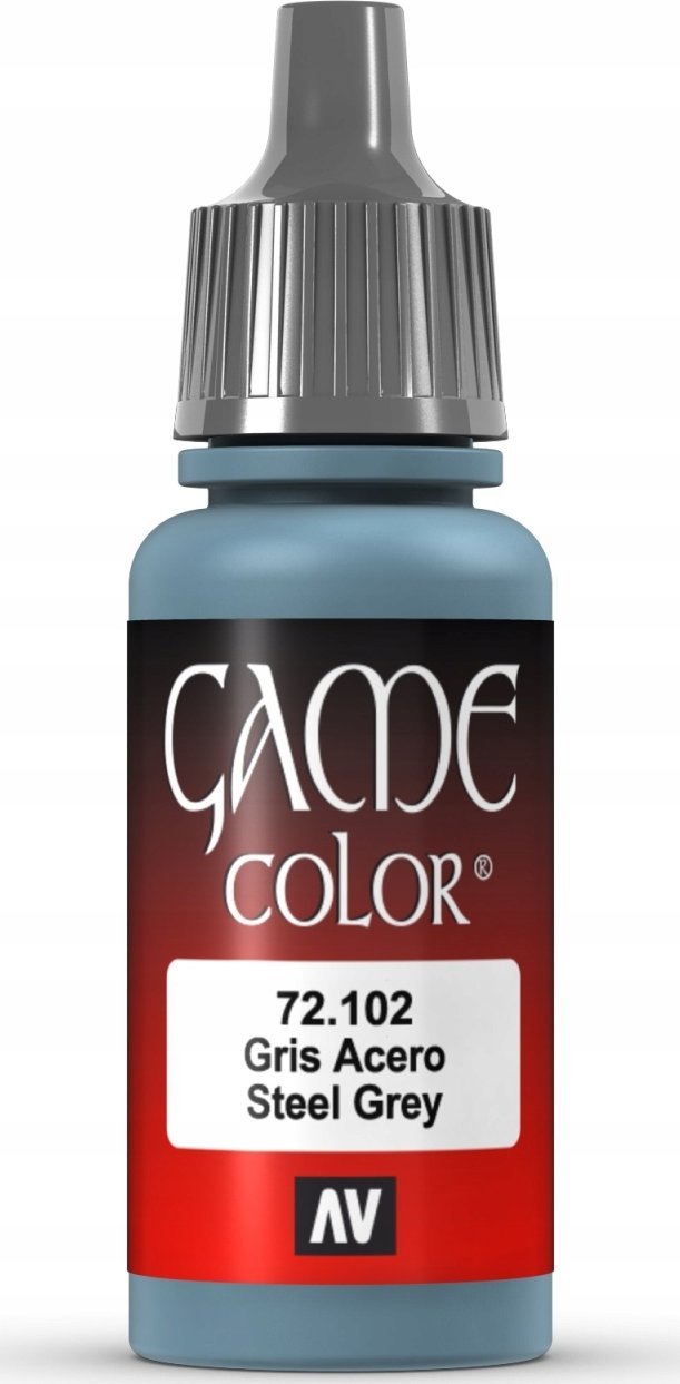 Vallejo Vallejo: 72.102 - Game Color - Steel Grey (18 ml)