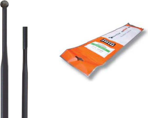 Cn Spoke Szprychy AERO494 2.0-1.2*3.0-2.0 stal nierdzewna 298mm czarne 36szt.