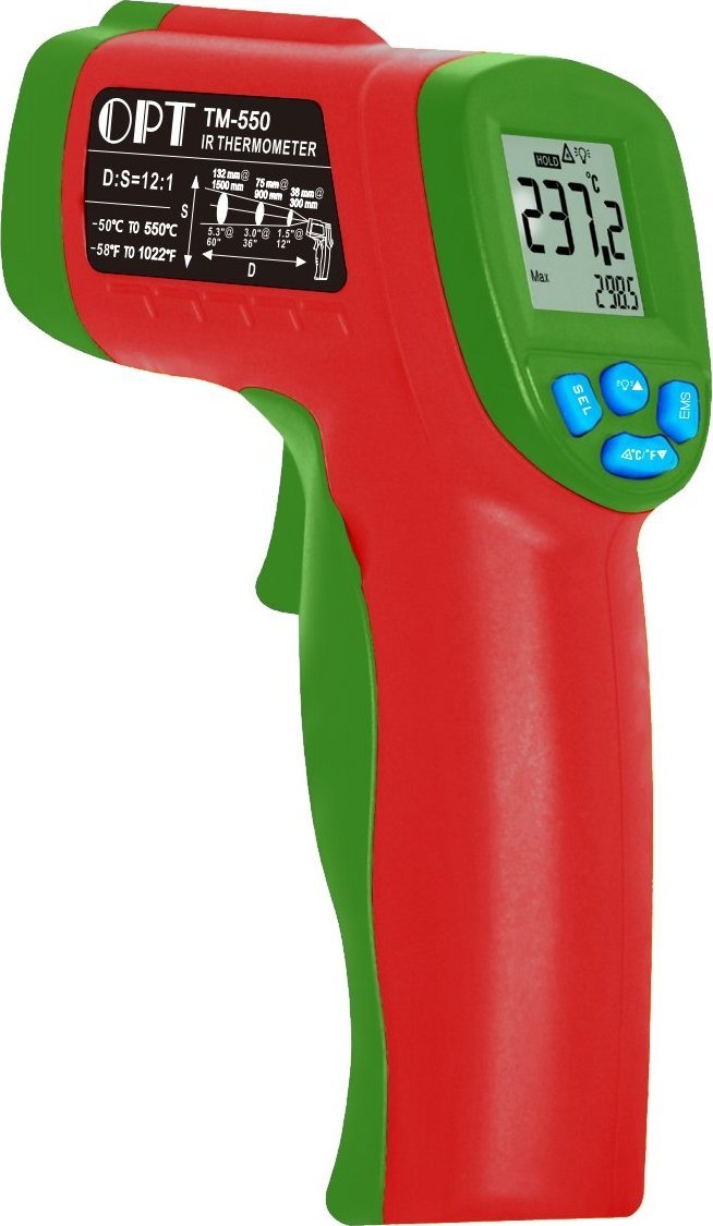 Tradelectra Pirometr termometr bezdotykowy -50C ~ 550C 12:1