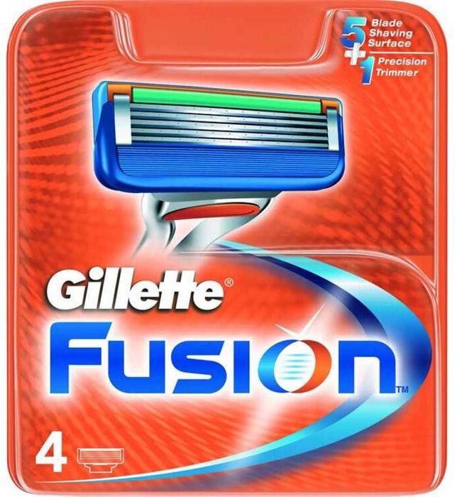 Gillette Fusion wymienne ostrza do maszynki do golenia 4 szt