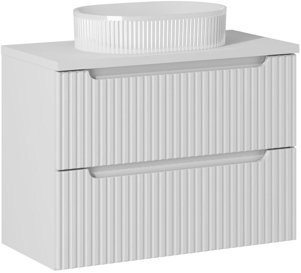 Zestaw meblowy 80cm z umywalką nablatową