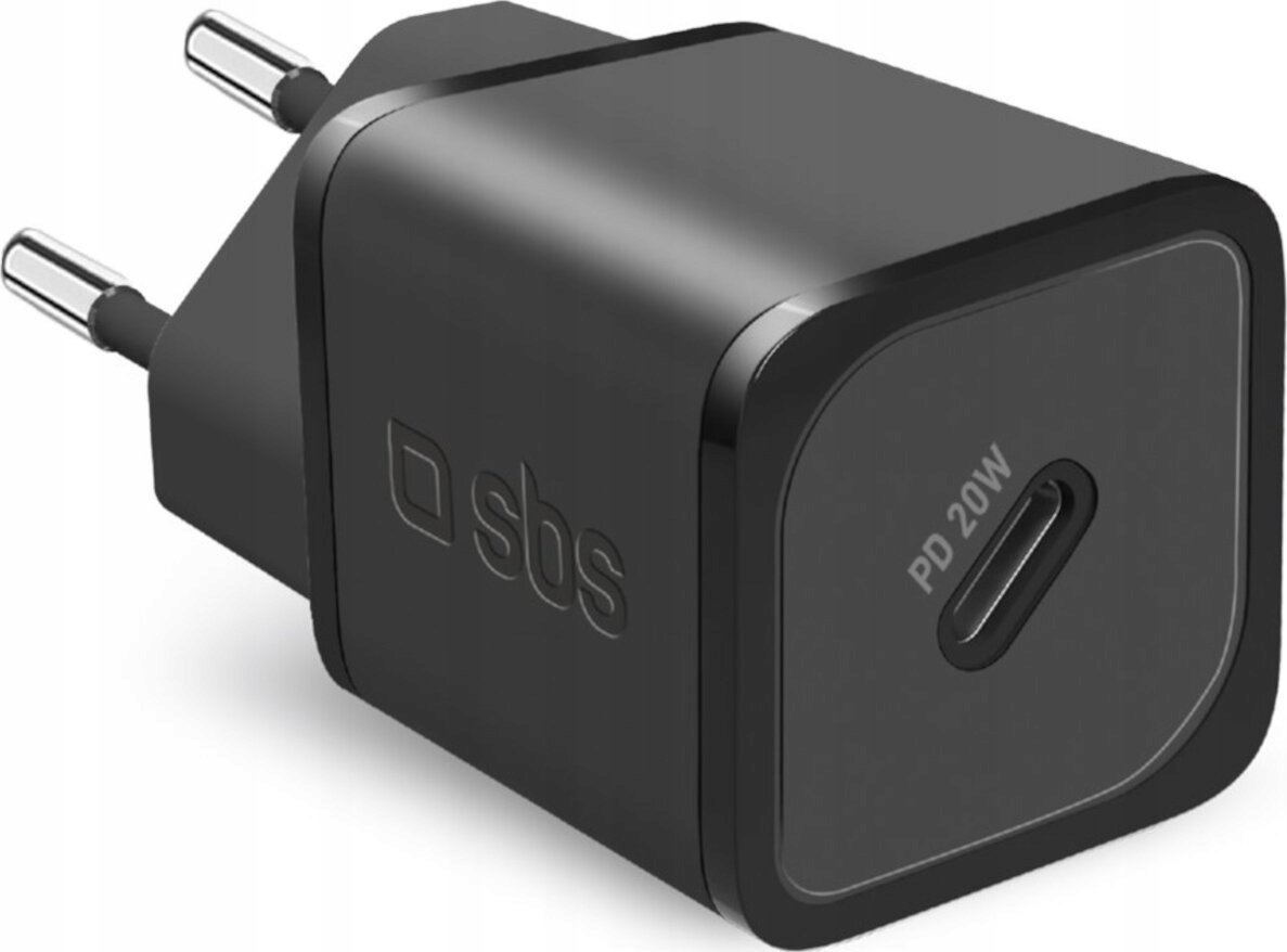 Ładowarka SBS Mobile SBS PD Reiselader 20W USB-C GaN schwarz