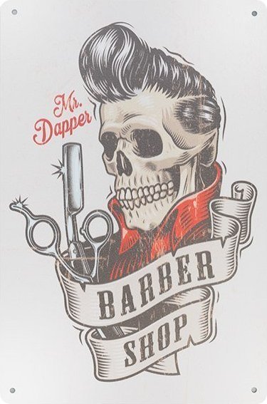 Activeshop TABLICA OZDOBNA BARBER B023