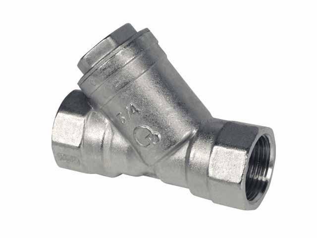 Filtr skośny do gazu 1/2" chrom