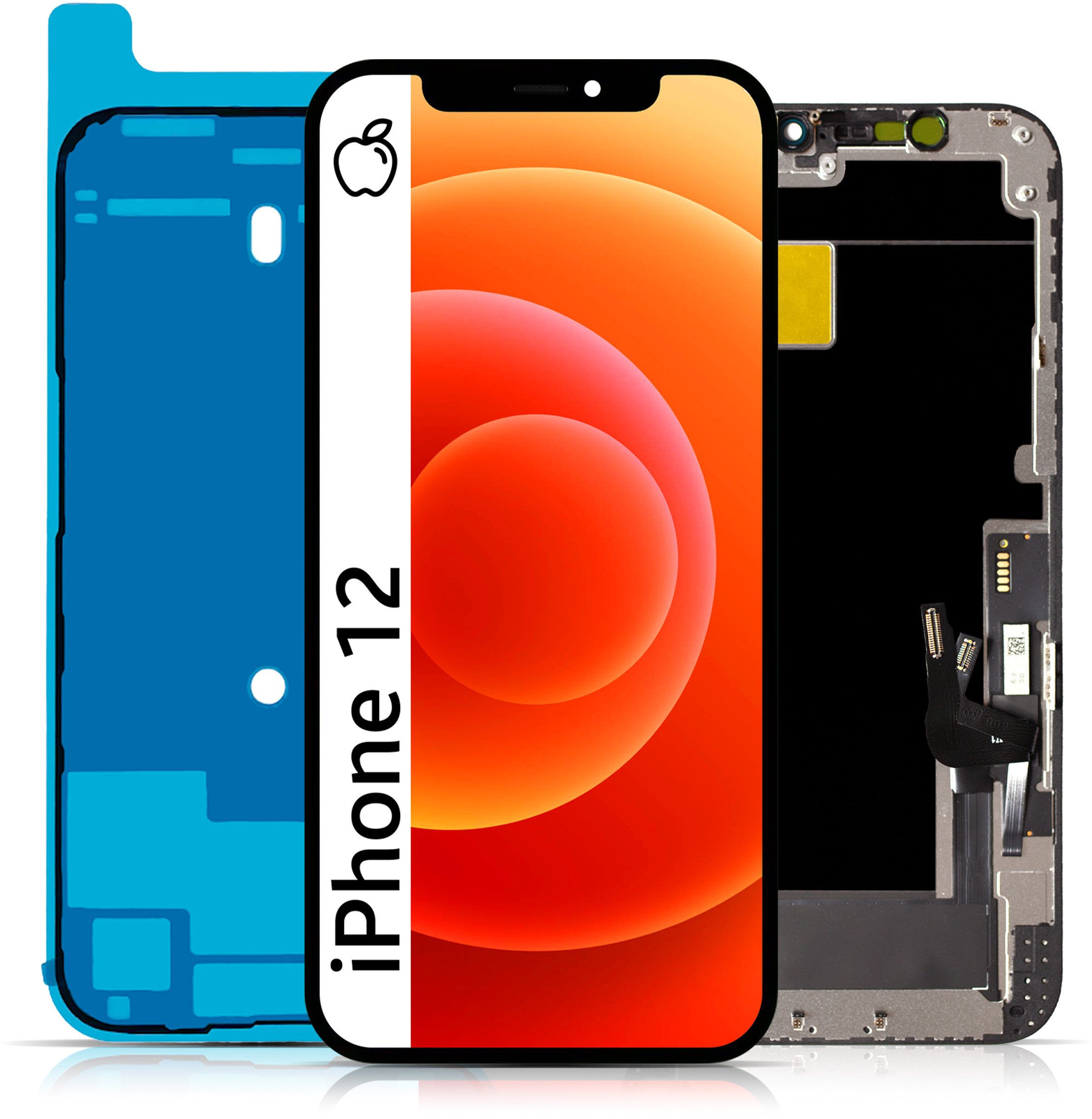 Wyświetlacz do iPhone 12 / 12 Pro Ekran LCD Incell A2172 A2407 +Uszczelka (5904858382088)