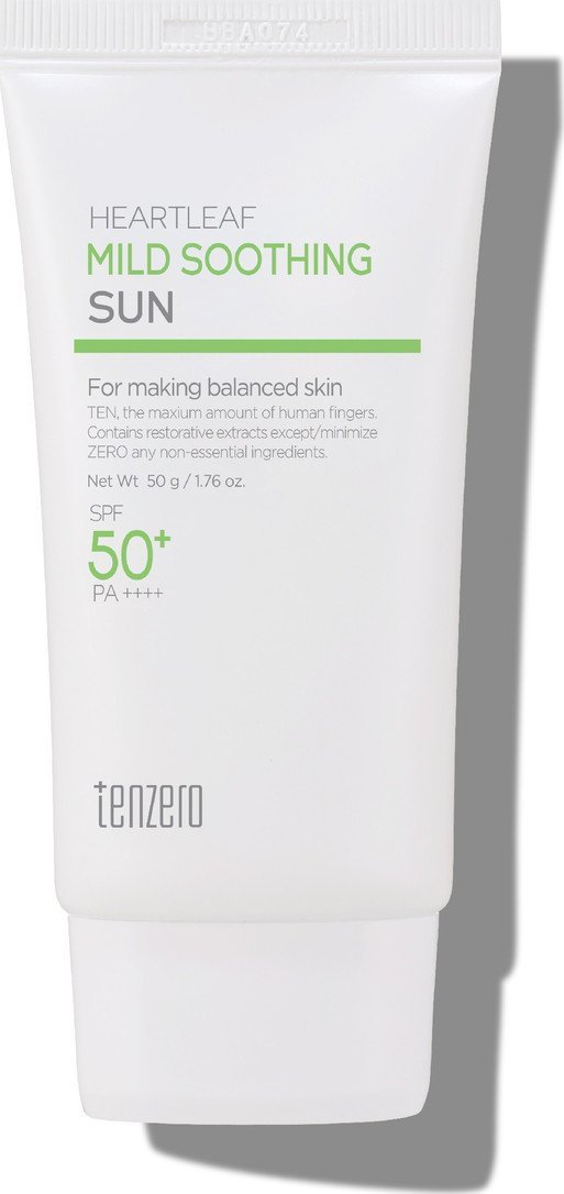 Tenzero Krem do twarzy SPF 50+ Regenerujący z Pstrolistką Sercowatą 50ml