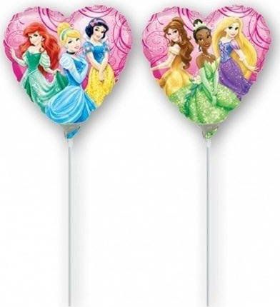 AMSCAN Balon foliowy do patyka Princess - 23 cm - 1 szt uniwersalny