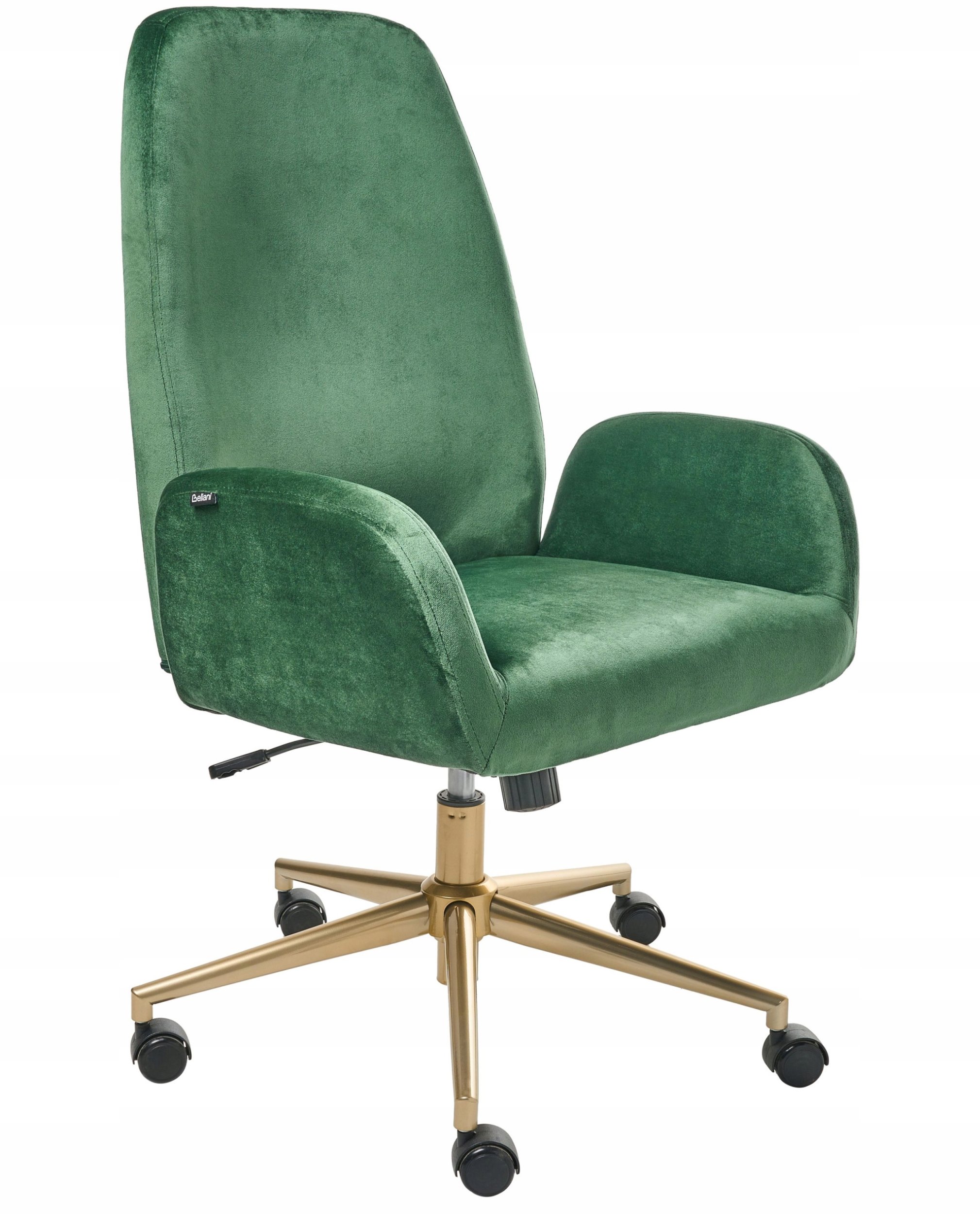 Krzesło biurowe CLARE Welur Zielony