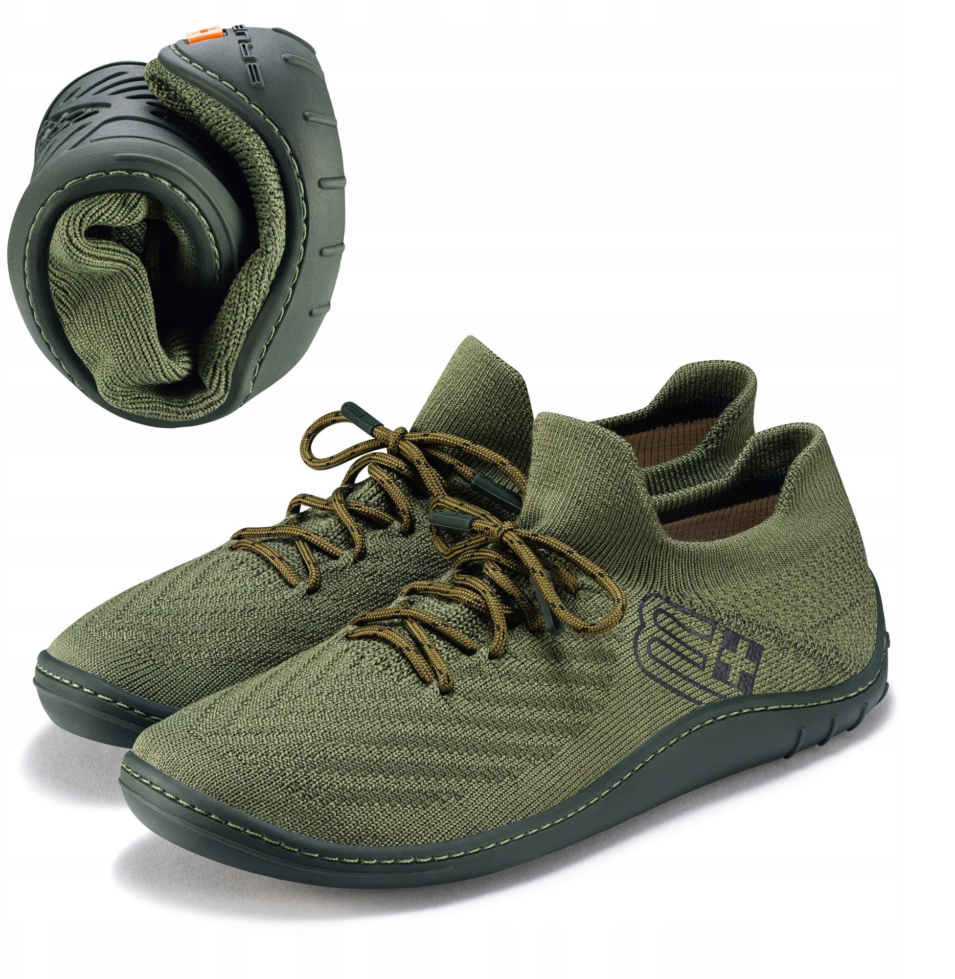 SH5010W Buty damskie BAREFOOT MERINO khaki/khaki 35