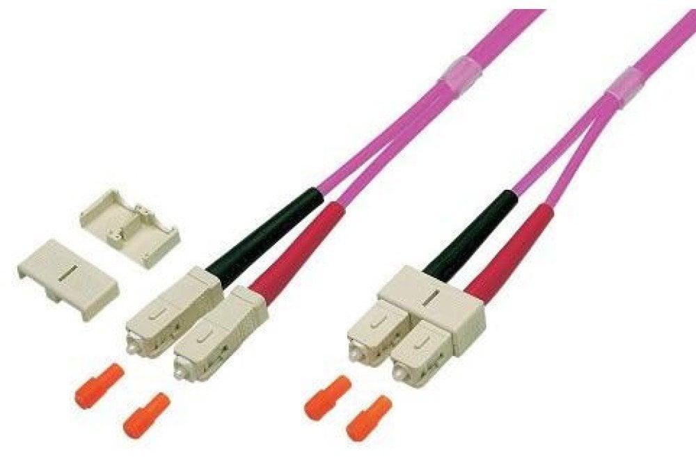 Patchcord światłowodowy OM4 50/125 MM SC-SC Duplex 2m