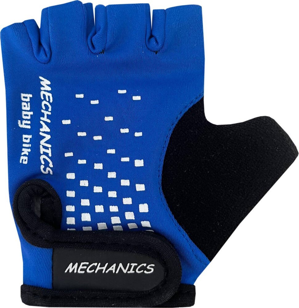 Mechanics Rękawiczki rowerowe dla dzieci Mechanics Kitty niebieskie 5