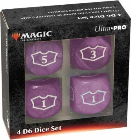 Ultra-Pro Ultra-Pro: Magic the Gathering - Black Mana - 22 mm Deluxe Loyalty Dice Set
