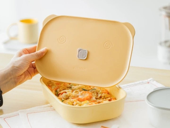 BUYDEEM Ceramiczny pojemnik na żywność 1L, model CT3008, kolor Mellow Yellow