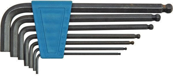 Vorel Zestaw kluczy imbusowych hex typ L 2,5-10mm z kulka 7szt. (56470)