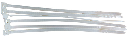 Mega Opaski zaciskowe 2,5x100mm białe 100szt. - 59210B