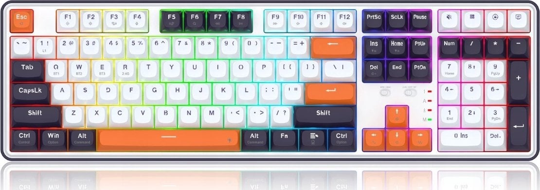 Klawiatura Redragon K689WBO-RGB-PRO Wyvern Mint Mambo (Redragon Wyvern)