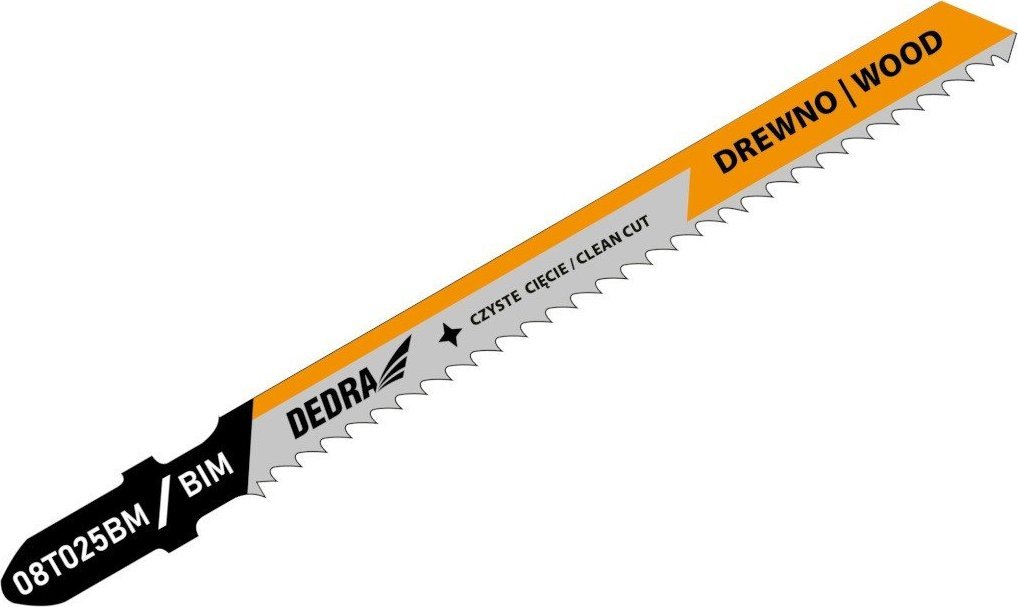 Dedra Brzeszczoty do wyrzynarki 100/75mm, panel lam, BIM, T, 2szt