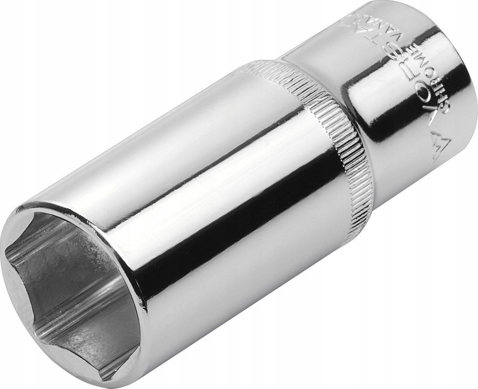 Klucz nasadowy 1/2" sześciokątny długi CrV STEEL QUALITAT 19mm