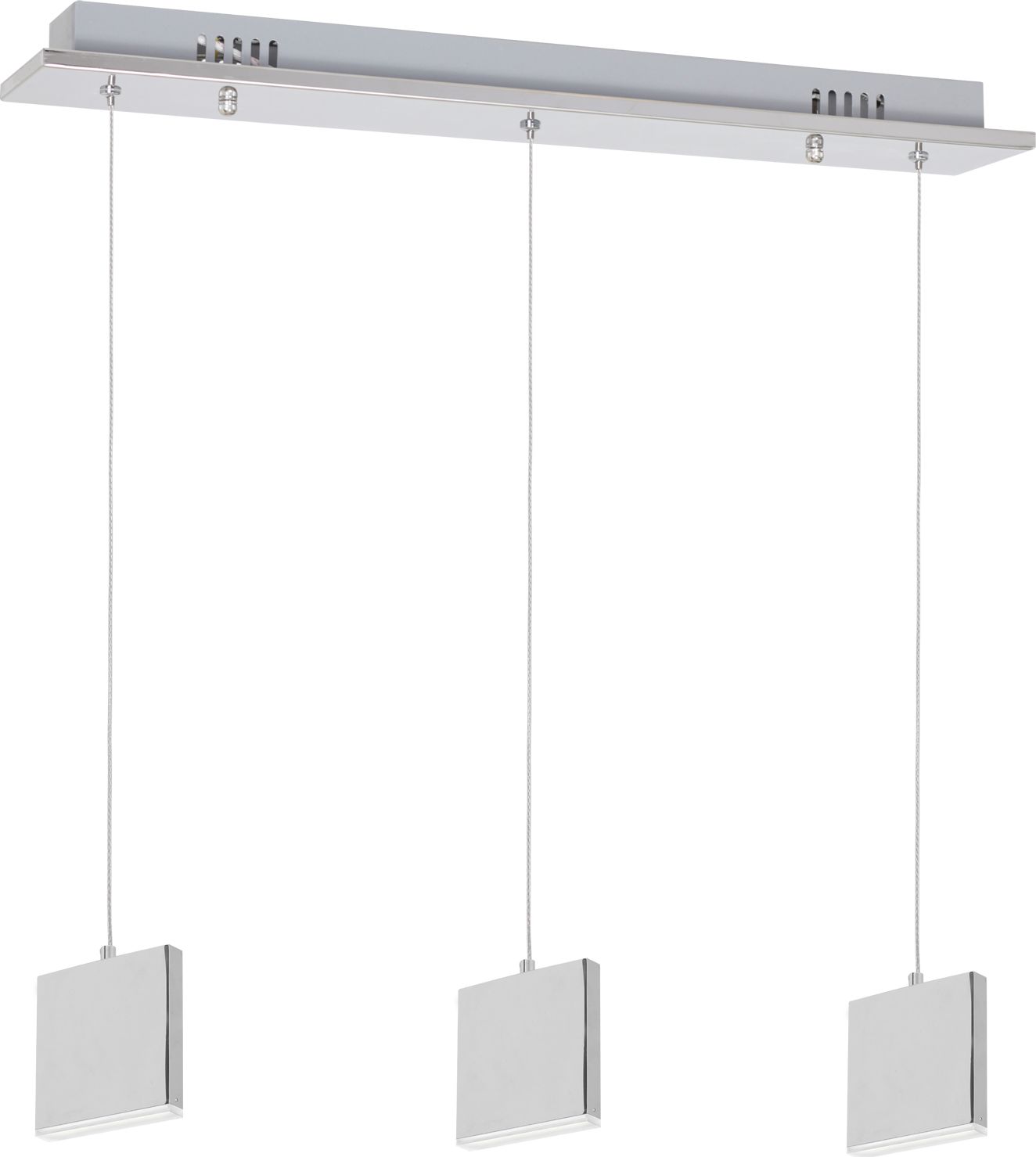 Lampa wisząca Milagro ledowa nowoczesna chrom (ML443)