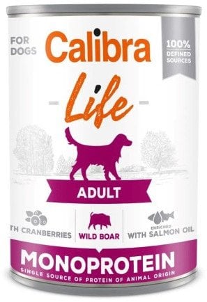 CALIBRA DOG life adult wild boar with cranber 400g