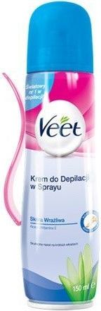 Veet Krem do depilacji w sprayu, dla skóry wrażliwej 150 ml
