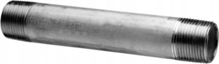 AGAflex KRÓCIEC GWINTOWANY Z OBU STRON OCYNK. 1" X 10 cm