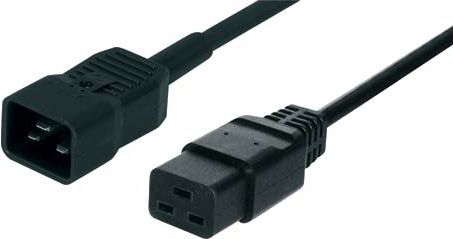 Kabel zasilający Roline EC320/C19-C20, 16A/250V, 3m, czarny (19.08.1563)