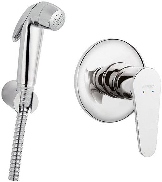 Concealed bidet mixer set FERRO GEO