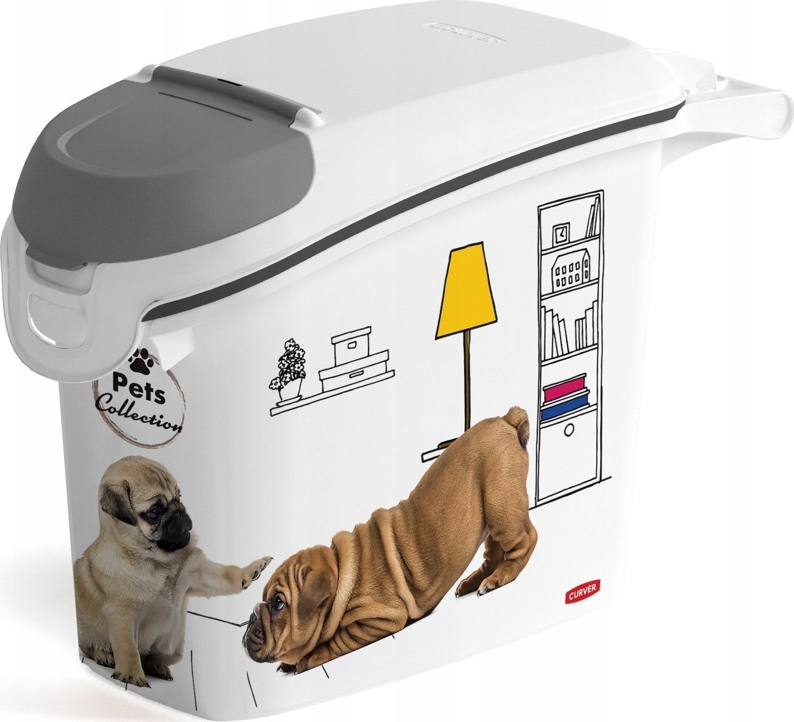 Curver Pojemnik Na Karmę Dla Psa 6 kg 15L Zamykany