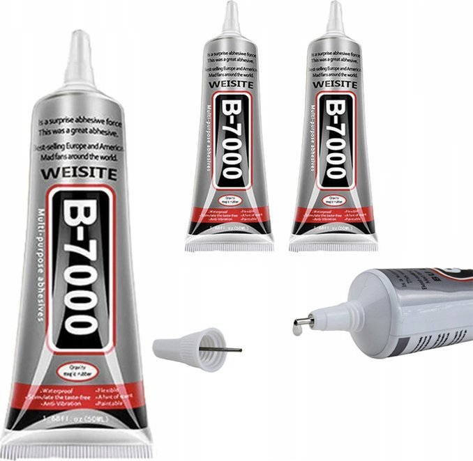 Rosfix 3X KLEJ B7000 NAPRAWA ELEKTRONIKI TELEFONU 110ML