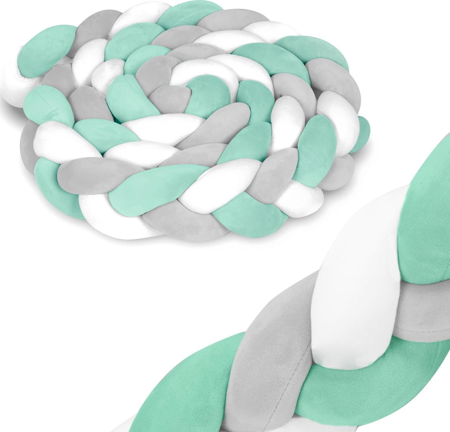 Ricokids Otulacz do łóżeczka 3m - miętowy