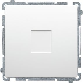 Kontakt-Simon Zaślepka z mostkiem biały (BMPS.01/11)