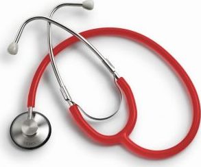 Little Doctor Stetoskop lekarski Prof-I Little Doctor dwugłowicowy - czerwony